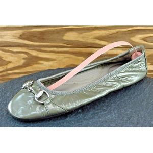 Me Too Size 6.5 M‎ Green Driving Moccasins Patent Leather Women Shoes
